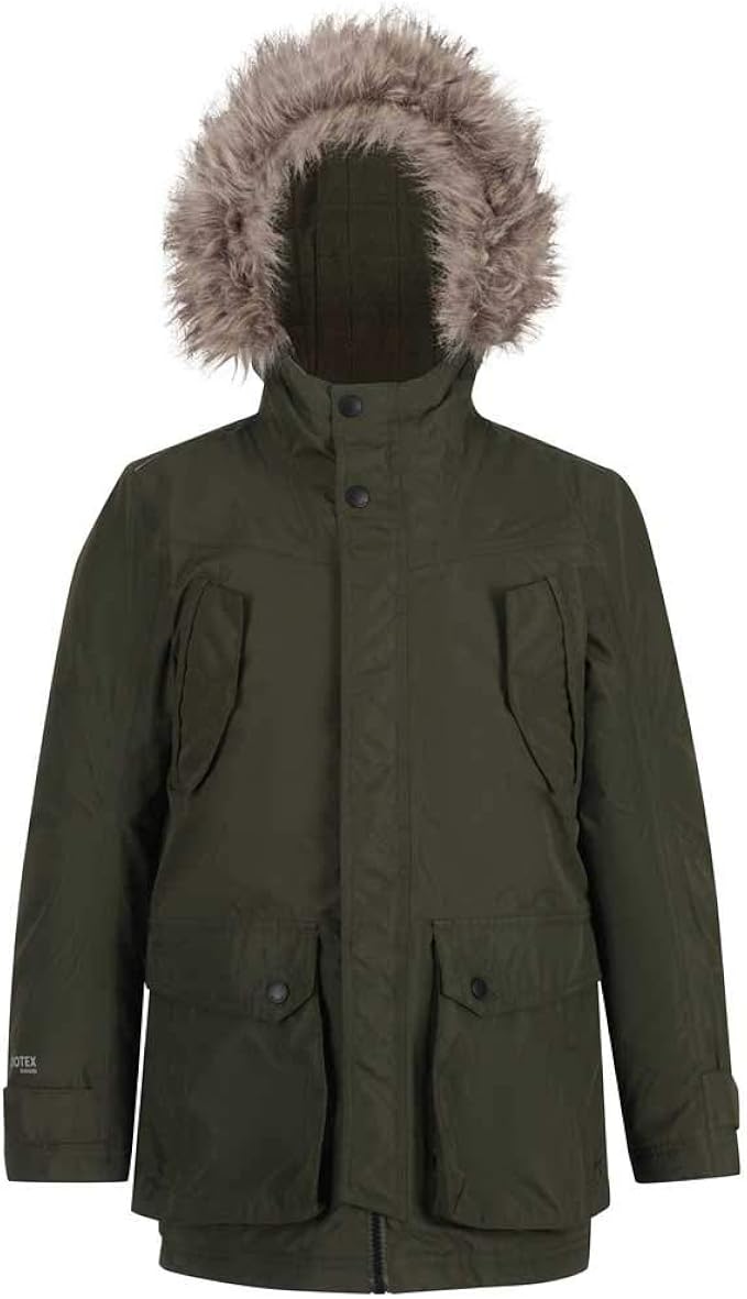 Mode Fur Jungen Regatta Proktor Kinder Parka Gefutterte Winterjacke Madchen Jungen Thermo Jacke Jacken Mantel Schneeanzuge
