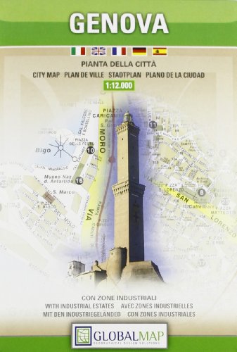 Genoa Genova, Italy (English, French, Italian and German Edition) by Litographia Artistica Cartographica