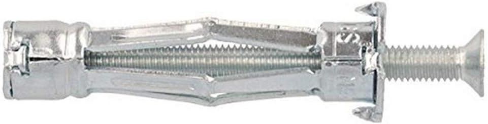 Molly M11110-XJ Expansion Metal Dowels with Screw M5 diameter 11mm, 5 x 36 mm, Grey, Set of 16 Pieces, 1 Paquet