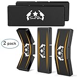 Gun Magnet Mount For Car And Home -Rubber Coated 43 LBS Rated Gun Magnet Mount- Bending Design -Adhesive Magnets - Concealed for Handgun Rifle Pistol Revolver Magazine in Vehicle,Wall,Bed,Bedside,Desk