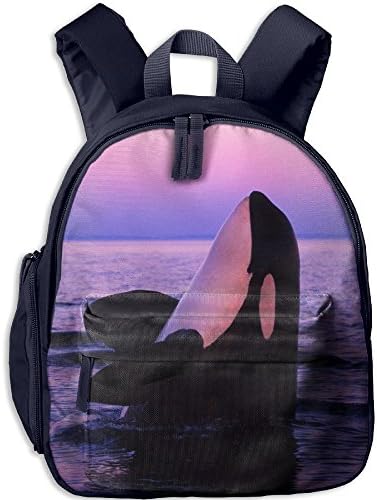 Beautiful Killer Whale School Bag Student Backpack Shoulders Children Bag