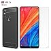 Xiaomi Mi Mix 2s case,with Xiaomi Mi Mix 2s Screen Protector. MYLB (2 in 1)[Scratch Resistant Anti-Fall] Fashion Soft TPU Shockproof Case with Xiaomi Mi Mix 2s Glass Screen Protector (Black)