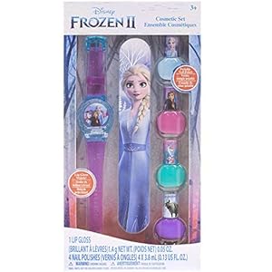 Townley Girls Frozen II – 4Pk Nail Polish W/Lip Gloss Watch