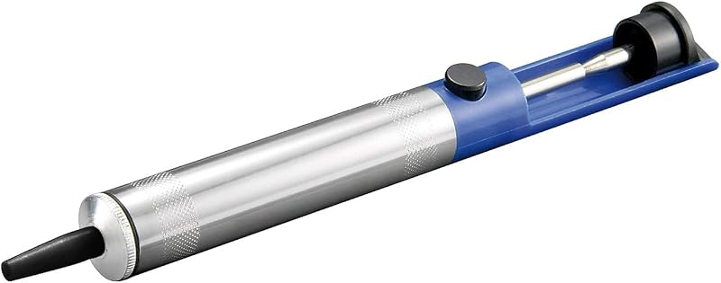 electrosmart Metal Desoldering Pump Solder Sucker Tool with 3 Spare Tips 198mm