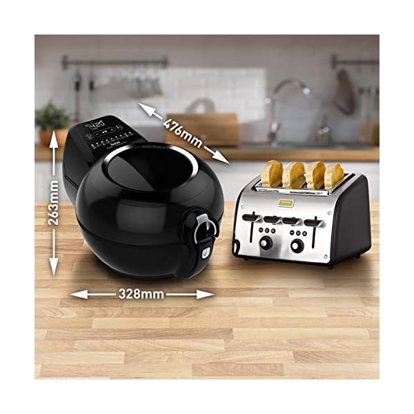 Tefal-ActiFry-Genius-XL-AH960840-Health-Air-Fryer-Black-17-kg-8-Portions Tefal ActiFry Genius XL AH960840 Health Air Fryer, Black, 1.7 kg, 8 Portions