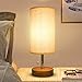 Seealle USB Table Lamp, Modern Nightstand Lamp Bedside Desk Lamp with USB Charging Port,Unique Round Lampshade,Convenient Pull Chain,Ambient Light for Living Room,Bedroom
