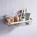 KES Adhesive Shower Shelf Bathroom Storage Basket SUS304 Stainless Steel Shower Caddy Rustproof No Drill Wall Mount, Brushed Finish BSC201DF-2