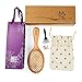 BESTOOL Hair Brush - Wooden Hair Brush with Wooden Bristles Large Paddle with Cushion Scalp Massage Hairbrush for Women and Men Hair Care (L)