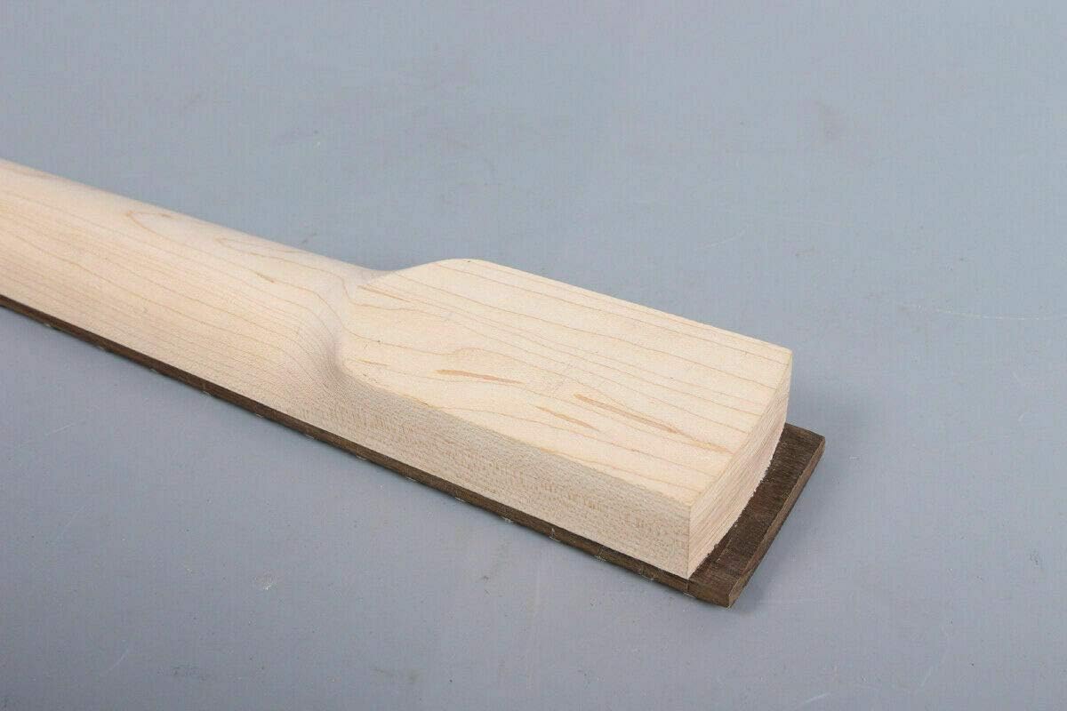Yinfente Bass guitar neck 24fret 30inch Canada Maple neck With Rosewood Fretboard Block Inlay Paddle Head Blank - Image 5