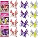 12 Pack - Large Magical Unicorn Figures Figurine Toys for Girls Party Favors Supplies with Brushable Mane, Tail, and Comb (5 Inch)