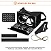 Black Cardboard Virtual Reality Glasses By Samtung | Ultimate 3D Headset Goggles For iPhone Samsung Android & Cell Phones Up To 5.7 | With Nose & Forehead Sponge Suction Cups Lens Cloth & More