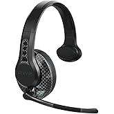 RoadWarrior RW2 Trucker Bluetooth Headset – 40mm Driver, ENC Mic, 100ft Wireless, IP54 Rated, All Day Comfort, Battery Indicator, Over-Ear Fit – Black Premium Wireless Headset for Truckers
