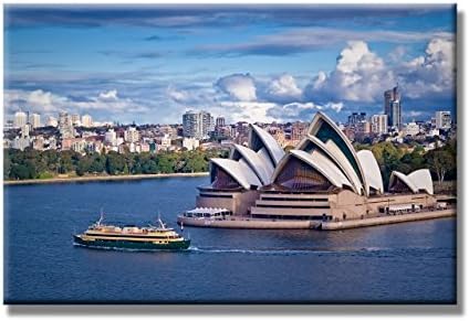 Modern Australia World City (Sydney Opera House )Landscapes Scenic Spots Canvas Paintings Canvas Prints Wood Stretched Home Decor Office Decoration Ready To Hang 24x36" (60x90cm)