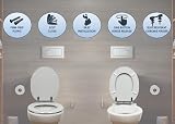 AQUALONA Premium Tongue and Groove Soft Close Toilet Seat Marble view 6