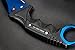 FadeCase Karambit Elite - Blue Steel - Real CSGO Knife Skin Counter Strike Global Offensive Full Tang Fixed Blade Unique Serial Number