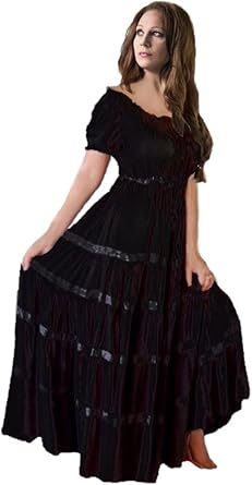 peasant maxi dress