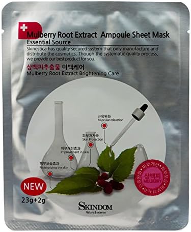 Skindom Mulberry Root Extract Ampoule Sheet Mask 25 g.(3 Pack)