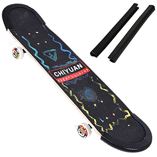 Wolpark 2 Packs Skateboard Longboard Nose Guard and Tail Guard