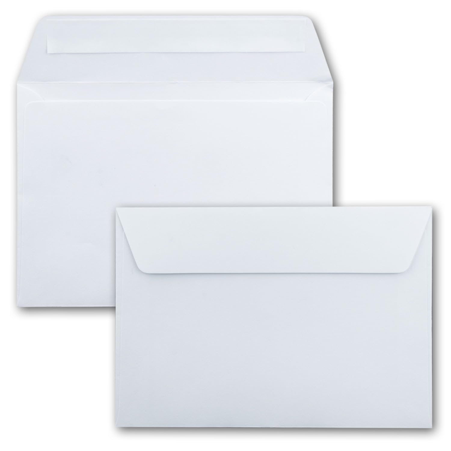 Envelopes B6 12 x 18 cm with Adhesive Strip 90 g/m² White///Volume Discount. 50 Umschläge White