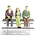 P25 12pcs Model Trains 1:25 Scale Painted Figures LGB G