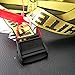 Off White industrial belt for dress yellow red white black golden belt for women and men (Golden)