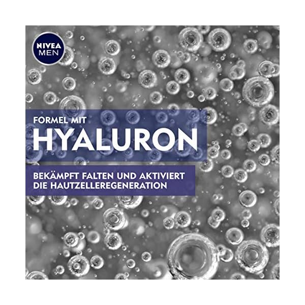 Nivea Men Anti-Age Hyaluronic Moisturising Cream (50 ml), Face Cream with SPF 15, Smooths Even Deep Wrinkles, Fast…