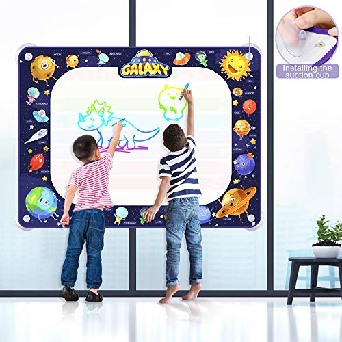 image for Growsland Water Drawing Mat Kids Toys - Aqua Magic Doodle Mat Mess Fre