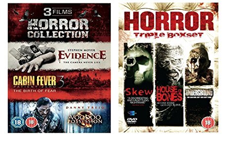 6 Horror Movies As Per Image Shown Cert 18 Evidence Cabin