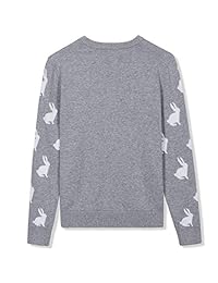 Kid Nation - Sudadera de manga larga con cuello redondo de algodón, diseño de conejo de Pascua
