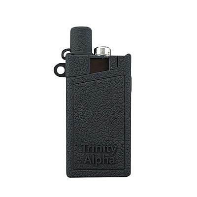 DSC-Mart Silicone Case for Smok Trinity Alpha 30W Pod System with Cap, Protective Rubber Cover Sleeve Shield Wrap Black
