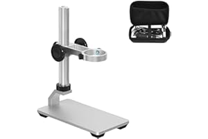 Ninyoon Universal Microscope Stand Pro, Stable Professional Aluminum Alloy Scope Base Holder Support Bracket for Max Diameter