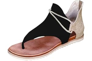 viyabling Sandals for Women Dressy Summer,Summer Shoes Sandals, Cow Print Camouflage Antiskid Open Toe Back Zipper Flip Flops