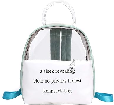 transparent small backpack