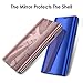 Anyos Galaxy S9 Case, Clear View Standing Mirror Flip PC Cover for Samsung Galaxy S9,Black