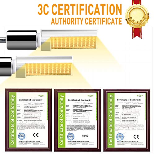 LED Plant Grow Light for Indoor Plants- 45W Full Spectrum Sunlike Replacement Bulbs Plant Light with Double Switch - 360 Degree Dual Head Flexible Gooseneck Grow Lamps ... - Thumbnail 4