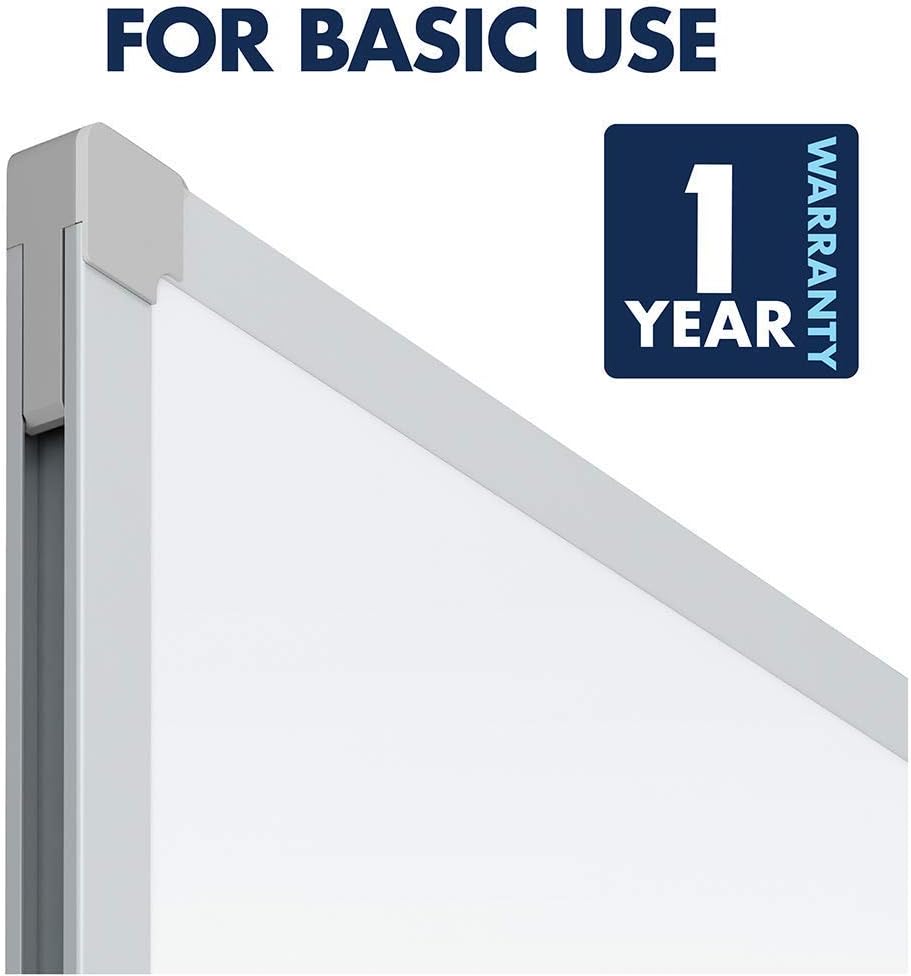 Mead Dry Erase Board, Whiteboard / White Board, 24 x 18 inches, Silver Finish Aluminum Frame (85355) : Office Products
