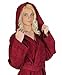 Arus Women's Classic Hooded Bathrobe Turkish Cotton Terry Cloth Robe