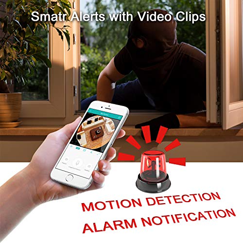 Wireless 1080P Bulb Camera WiFi Home Security Surveillance 360Â° Fisheye Lens Panoramic with Two Way Talking, Motion Detection (32G)