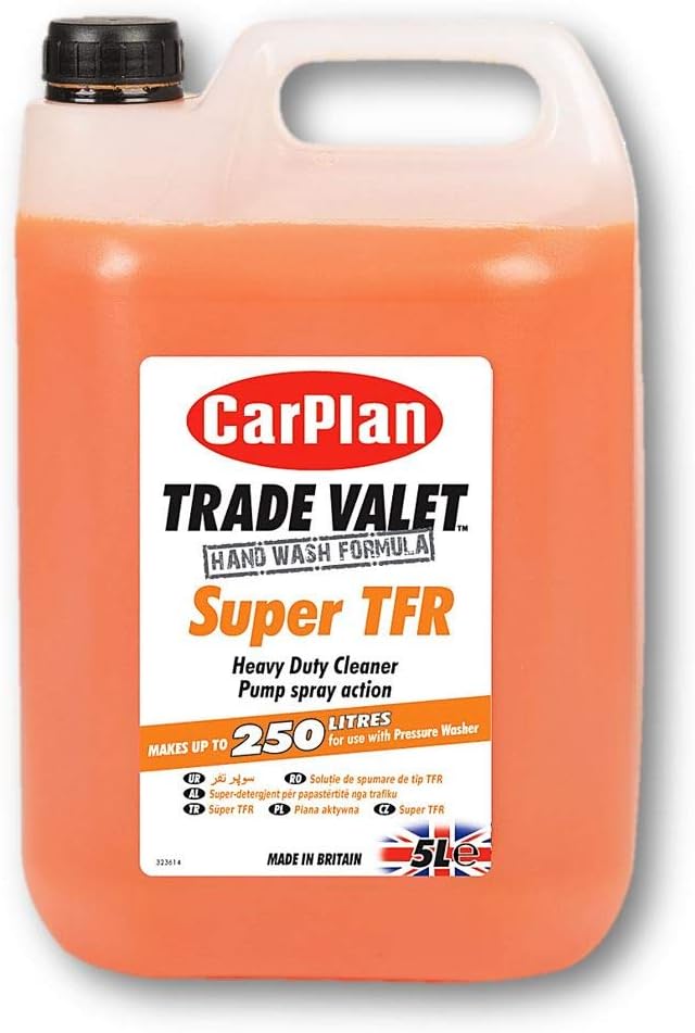 CarPlan Trade Valet Heavy Duty Hand Wash Car Concentrate 5 Litres