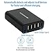 Kingwin 60W 6-Port USB Quick Charge 3.0 Home & Office w/USB Type C Port Desk Charger iPhone 7/6s/plus, iPad Pro/Air 2/mini/iPod, Galaxy S8/S7/S6/Edge, Note5/4, LG, Nexus, HTC, etc