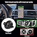 Hudly Fast 10W Wireless Charger Car Mount with Robotic Arms. Compatible with All Qi Enabled Smartphones: iPhone, Samsung Galaxy, etc. Mounts on Vent, Dashboard, or Windshield. (10W)