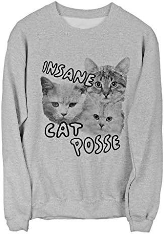 Killer Condo Insane Cat Posse Sweater Unisex Sweatshirt Small