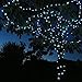INST Solar Energy Powered LED String Light, Long Lasting,Ambiance Lighting, 54.5ft 17m 100 LED for Outdoor, Tree Decorative Gardens, Homes, Wedding,Christmas Party(White)