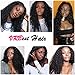 VRBest Hair Deep Wave Human Hair Lace Front Wigs Brazilian Virgin Human Hair Wigs Pre-Plucked 150% Density 100% Unprocessed Wig Natural Color for Black Women(18 Inch)
