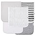 5-Pack Burp Cloths for Baby Boys and Girls,100% Organic Cotton Ultra Soft and Absorbent Burp Rags for Newborn | Baby Shower/Registry Gift Set by Upsimples, Thick Triple Layer, Large 21×10 Inch