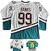 Adam Banks #99 Mighty Ducks Movie Hockey Jersey White Green