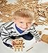 Igroteco Wooden Building Blocks for Kids - Natural Wooden Educational Toys for Girls & Boys - 120 PCS Building Set
