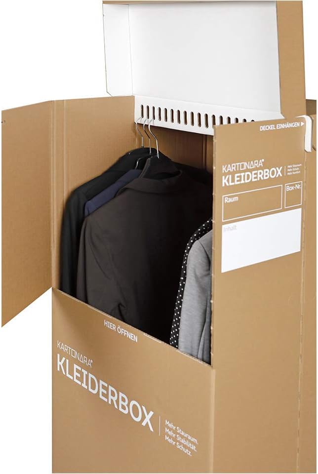 Profi Kleiderkartons Umzug 2 Kartonara Kleiderboxen Kleidung Umzugskartons Burobedarf Schreibwaren Versandtaschen Kartons Suenaacampo Com 