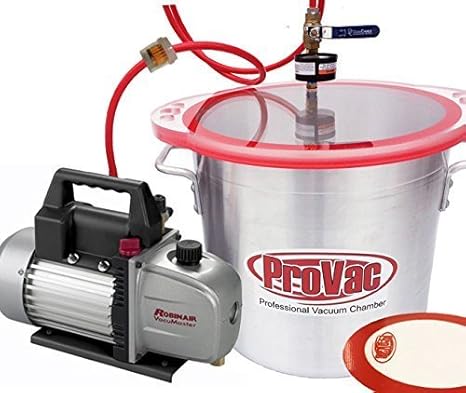 Amazon Co Jp Provac 5 Gallon Vacuum Chamber Kit W Robinair 5 Cfm 1 Stage Vacuum Pump By Provac 並行輸入品 Diy Tools Garden