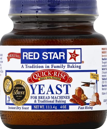 RED STAR BREAD MACHINE YEAST, 4 OUNCE
